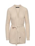 Banana Republic Womens Petite Wool-cashmere Blend Ribbed Cardigan Heather Oatmeal Size L