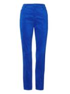 Banana Republic Womens Sloan Skinny-fit Stretch-velvet Ankle Pant Blue Size 6