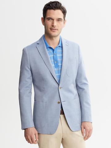 Banana Republic Mad Men Collection Tailored Fit Two Button Sportcoat