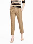 Banana Republic Womens Avery Fit Flannel Pant Size 0 Regular - Camel