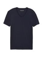 Banana Republic Mens Vintage 100% Cotton V-neck T-shirt Navy Size L