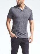 Banana Republic Mens Vintage Spread Collar Polo - Navy