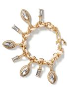 Banana Republic Rope Sparkle Bracelet Size One Size - Brass