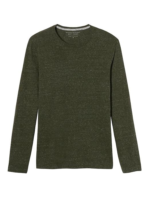 Banana Republic Soft Wash Long Sleeve Tee - Green