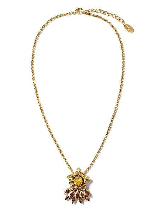 Banana Republic Womens Elizabeth Cole   Sunny Ruby Pendant Necklace Ruby Size One Size