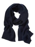 Banana Republic Todd &amp; Duncan Plaited Cashmere Scarf Size One Size - Preppy Navy