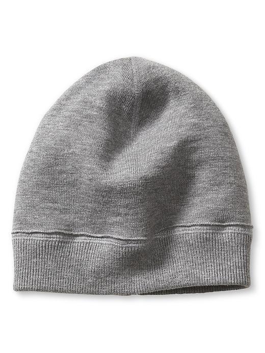 Banana Republic Mens Reversible Beanie Size One Size - Gray Sky