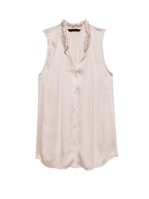 Banana Republic Ruffle-neck Shirt