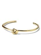 Banana Republic Womens Everyday Luxuries 14k Gold-plated Knot Cuff Gold Size One Size