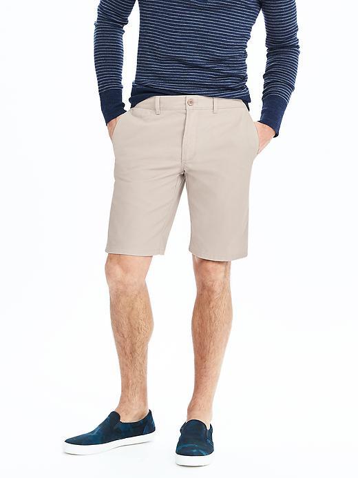 Banana Republic Mens Aiden Slim Cotton Short Size 29w - Khaki