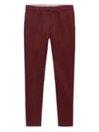 Banana Republic Mens Mason Athletic Tapered Rapid Movement Chino Pant Ruby Red Size 42w