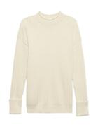 Banana Republic Womens Machine-washable Wool-cashmere Ribbed Sweater Ivory Size Xs