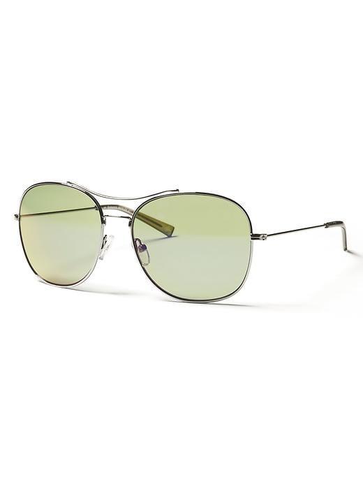 Banana Republic Mens Alex Sunglasses Gold Lichen Size One Size