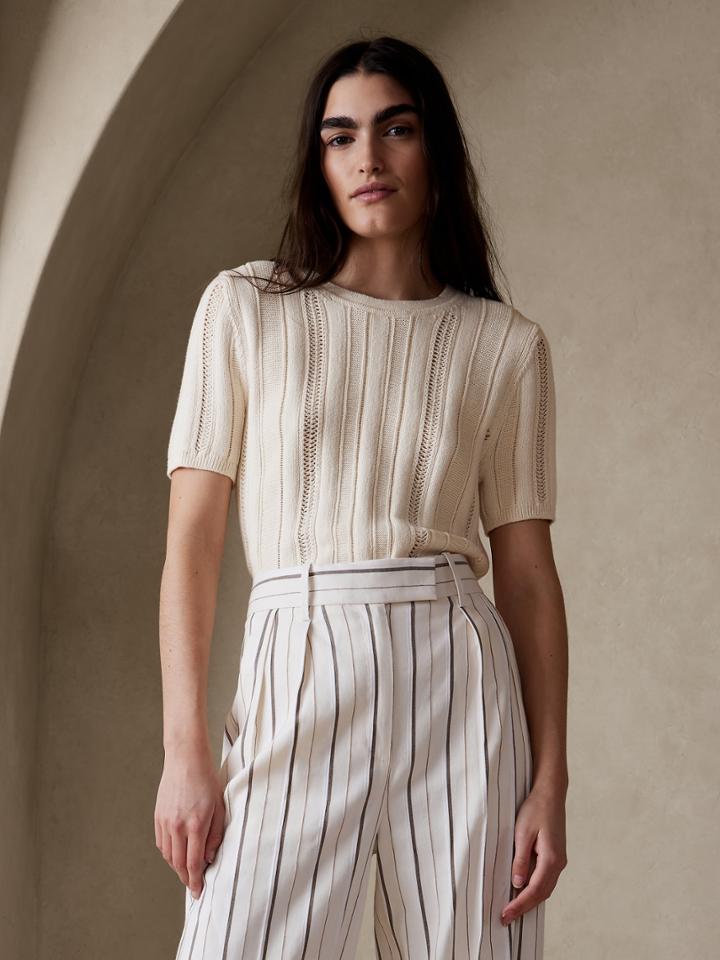 Tania Cotton Sweater Top