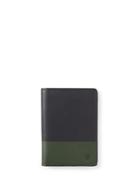 Banana Republic Mens Hook & Albert   Leather Vertical Bifold Wallet Olive Size One Size