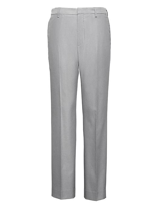 Banana Republic Mens Slim Non-iron Stretch Cotton Texture Pant Gray Size 34w