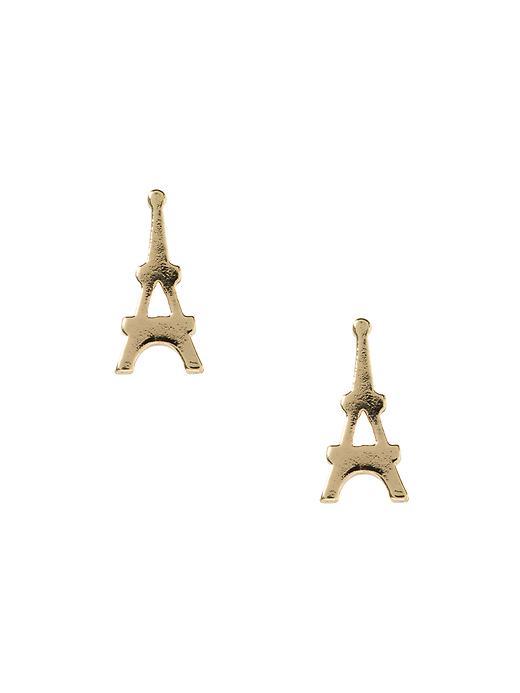 Banana Republic Artisan Eiffel Tower Stud Size One Size - Gold