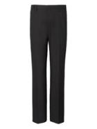 Banana Republic Mens Slim Solid Non-iron Stretch Pant Black Size 42w