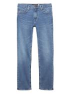 Banana Republic Mens Athletic Tapered Rapid Movement Denim Light Wash Jean Outpost Wash Size 38w