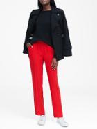 Banana Republic Hayden Tapered-fit Pull-on Dolphin-hem Ankle Pant