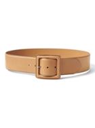 Banana Republic Womens Leather Covered-buckle Waist Belt Natural Size Xs