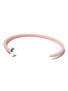 Banana Republic Womens Giles & Brother   Rubberized Tiny Railroad Spike Cuff Dusty Pink Size One Size