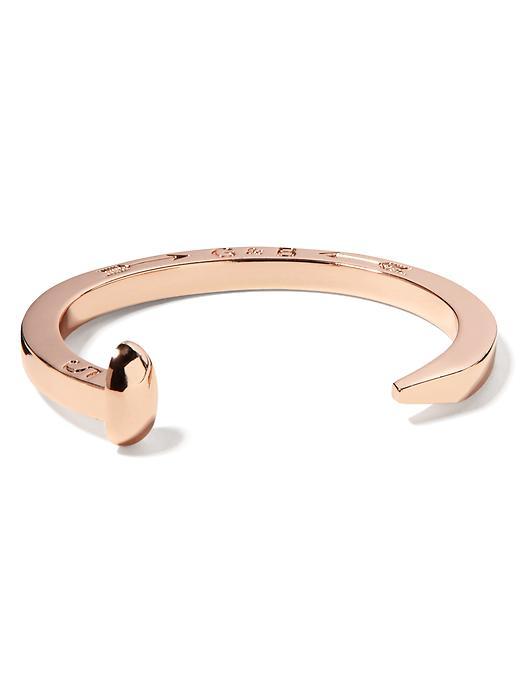 Banana Republic Womens Giles &amp; Brother Rose Gold Original Railroad Spike Cuff Size One Size - Rose Gold