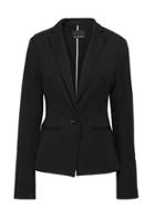 Banana Republic Womens Classic-fit Machine-washable Ponte Blazer Black Size 0