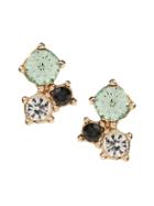 Banana Republic Womens Delicate Color Cluster Stud Earring Mint Size One Size