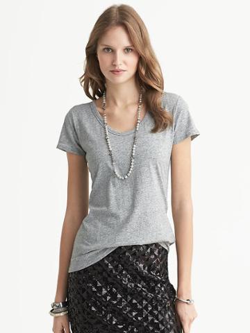 Banana Republic City Tee - Grey Jasper