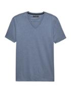 Banana Republic Mens Luxury-touch V-neck T-shirt Navy Size S