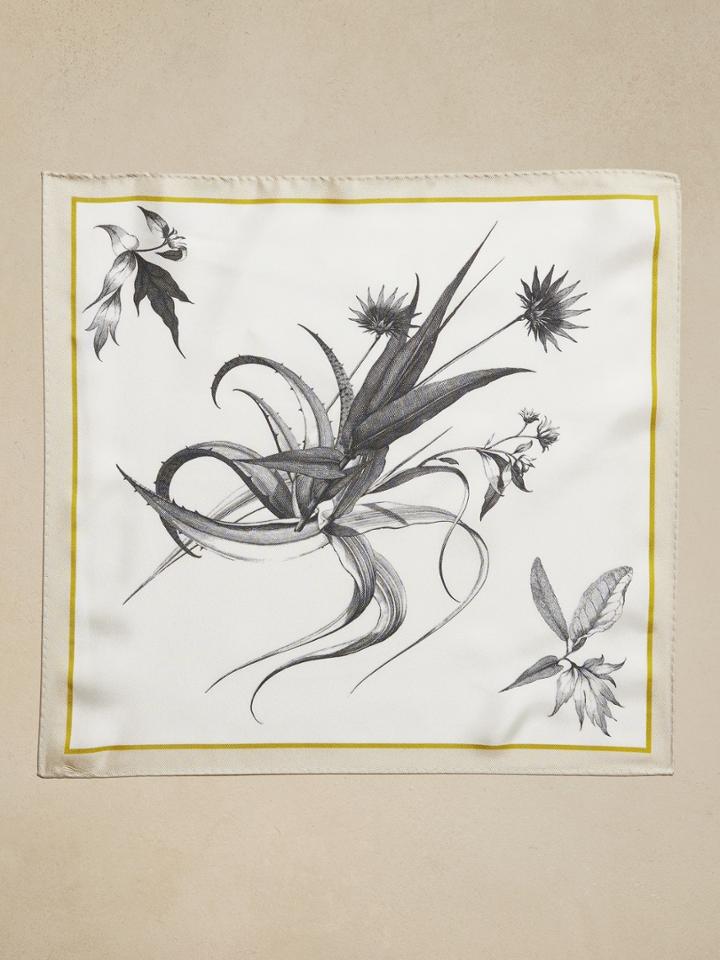 Botanica Silk Pocket Square