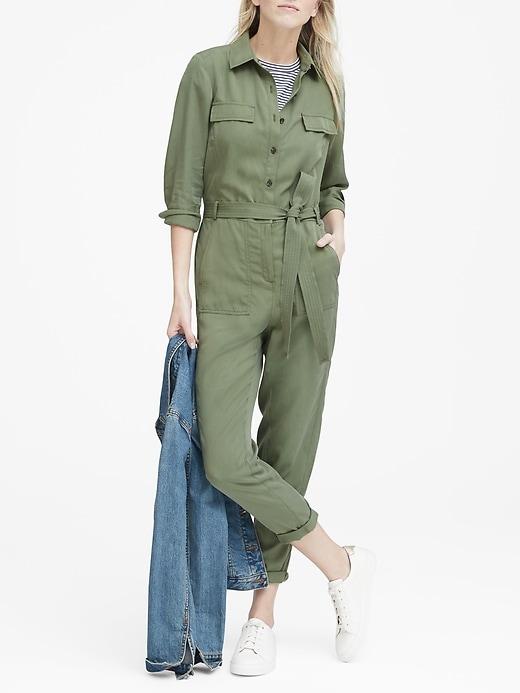 Banana Republic Tencel Flight Jumpsuit