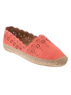 Banana Republic Gracie Espadrille Size 10 - Fire Coral