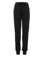 Banana Republic Womens Cashmere Side-stripe Jogger Pant Black Size M