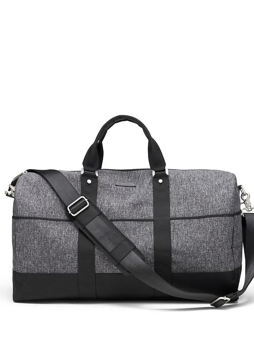 Banana Republic Mens Hook & Albert   Overnight Duffle Heather Medium Gray Size One Size
