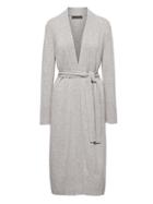 Banana Republic Womens Wool-cotton Blend Duster Cardigan Sweater Light Gray Size Xs