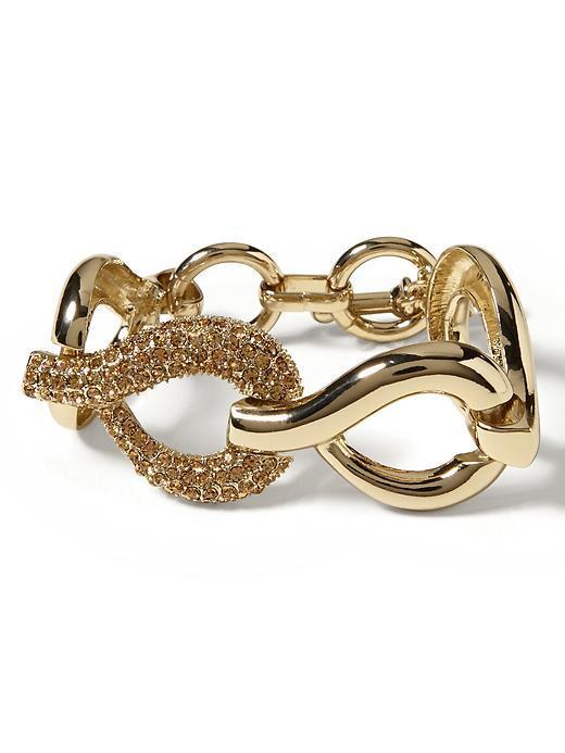 Banana Republic Holiday Hues Link Bracelet - Gold