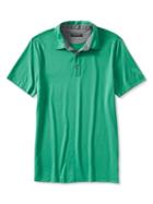 Banana Republic Mens Tailored Cotton/silk Polo Size L Tall - Surf Green