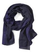 Banana Republic Lace Floral Scarf - Preppy Navy