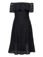 Banana Republic Womens Lace Off-the-shoulder Dress Navy Size 0