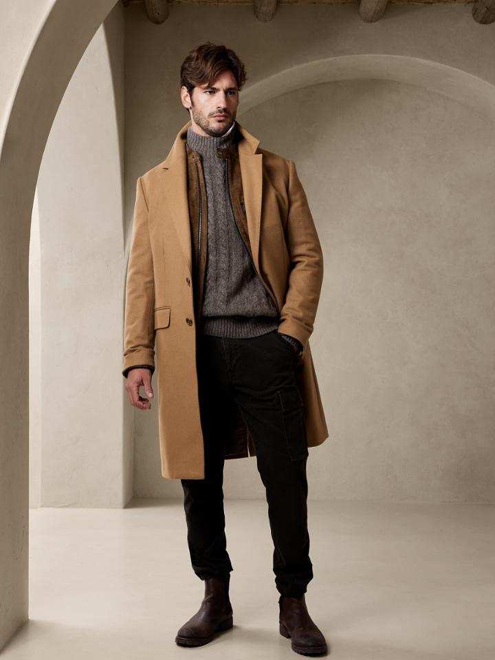 Aosta Italian Melton Topcoat