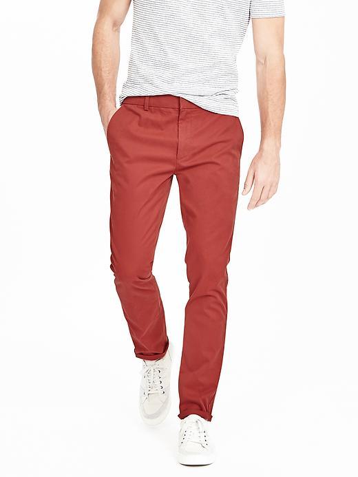 Banana Republic Fulton Skinny Cotton Chino Size 32w 36l Tall - Rusted Orange