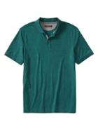 Banana Republic Mens Luxe Touch Polo Size L Tall - Dynasty Turquoise