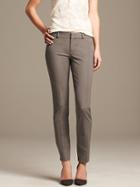 Banana Republic Womens Sloan Fit Slim Ankle Pant Size 8 Regular - Atlantic Taupe