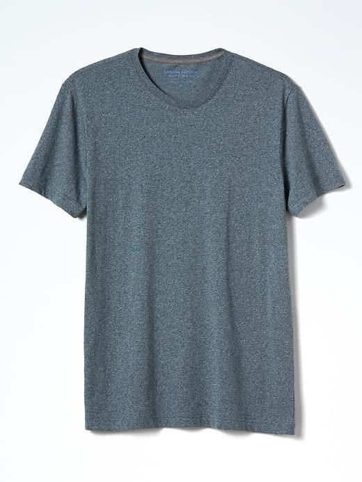 Banana Republic Mens Soft Wash Tee - Folder Blue