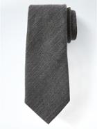 Banana Republic Mens Texturedpin Dot Nanotex Tie - Smoke Gray