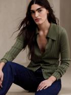 Elena Merino Sweater Polo Shirt