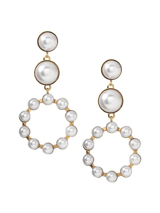 Banana Republic Womens Elizabeth Cole   Marge Earring Pearl Size One Size