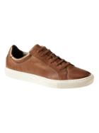 Banana Republic Mens Lace-up Sneaker Cognac Size 8 1/2